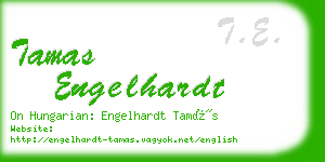 tamas engelhardt business card